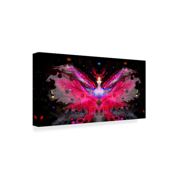 RUNA 'Butterfly Red Dancer' Canvas Art,24x47